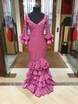 T 40. Cheap Flamenco Dresses on Sale. Mod. Junco Magenta. Size 40 181.82€ #50760JUNCOMGNT40